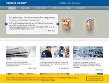 Tablet Screenshot of heinzel.com